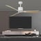 Iliving Indoor/Outdoor 56 in. White/Wood Ceiling Fan with Remote Control 3 Blades 6 Speeds ILG8CF56W - alternate 3